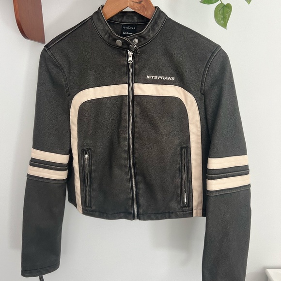 Iets Frans Crop Moto Jacket - Picture 1 of 3